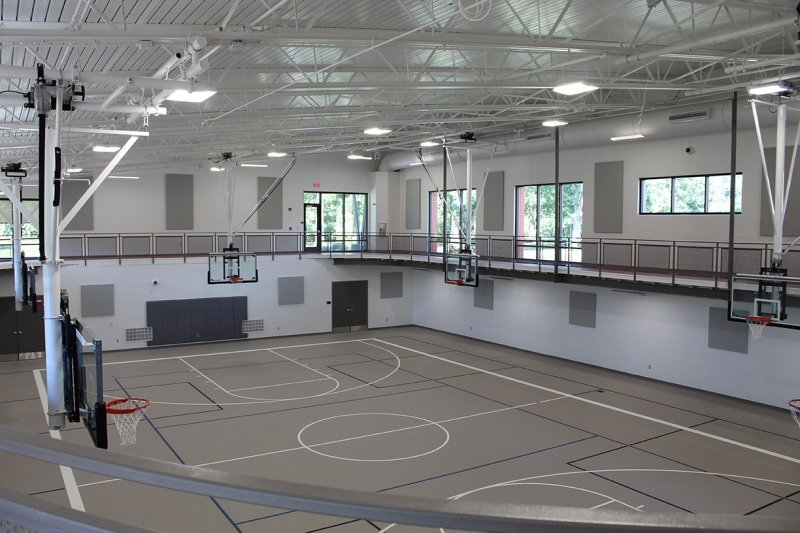 Above-Gym-Floor-track-view