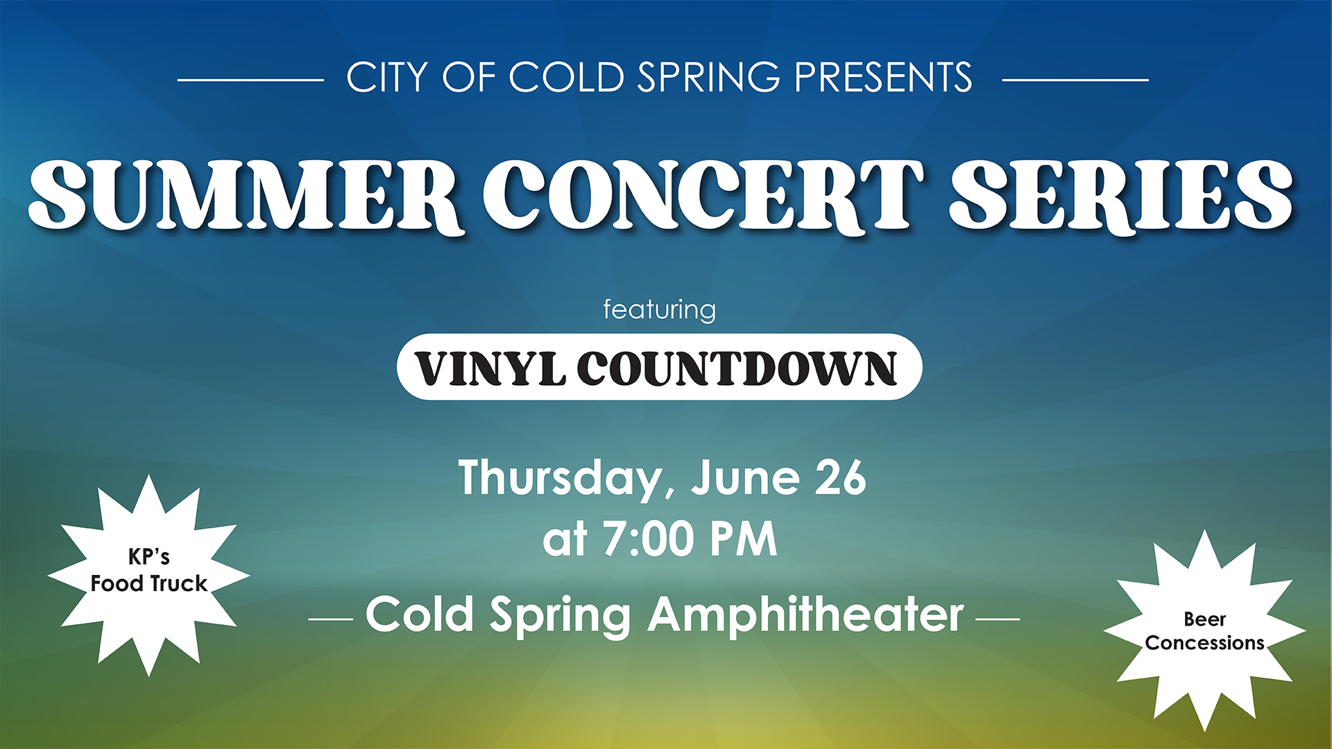 summer concert series 6.26.25