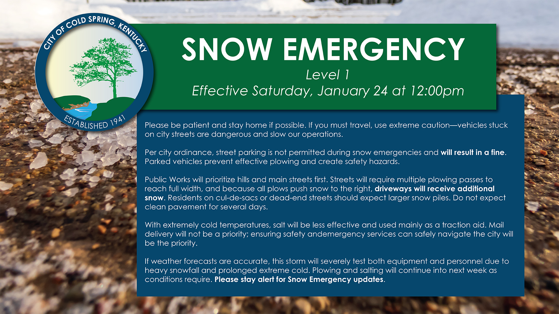 snow emergency